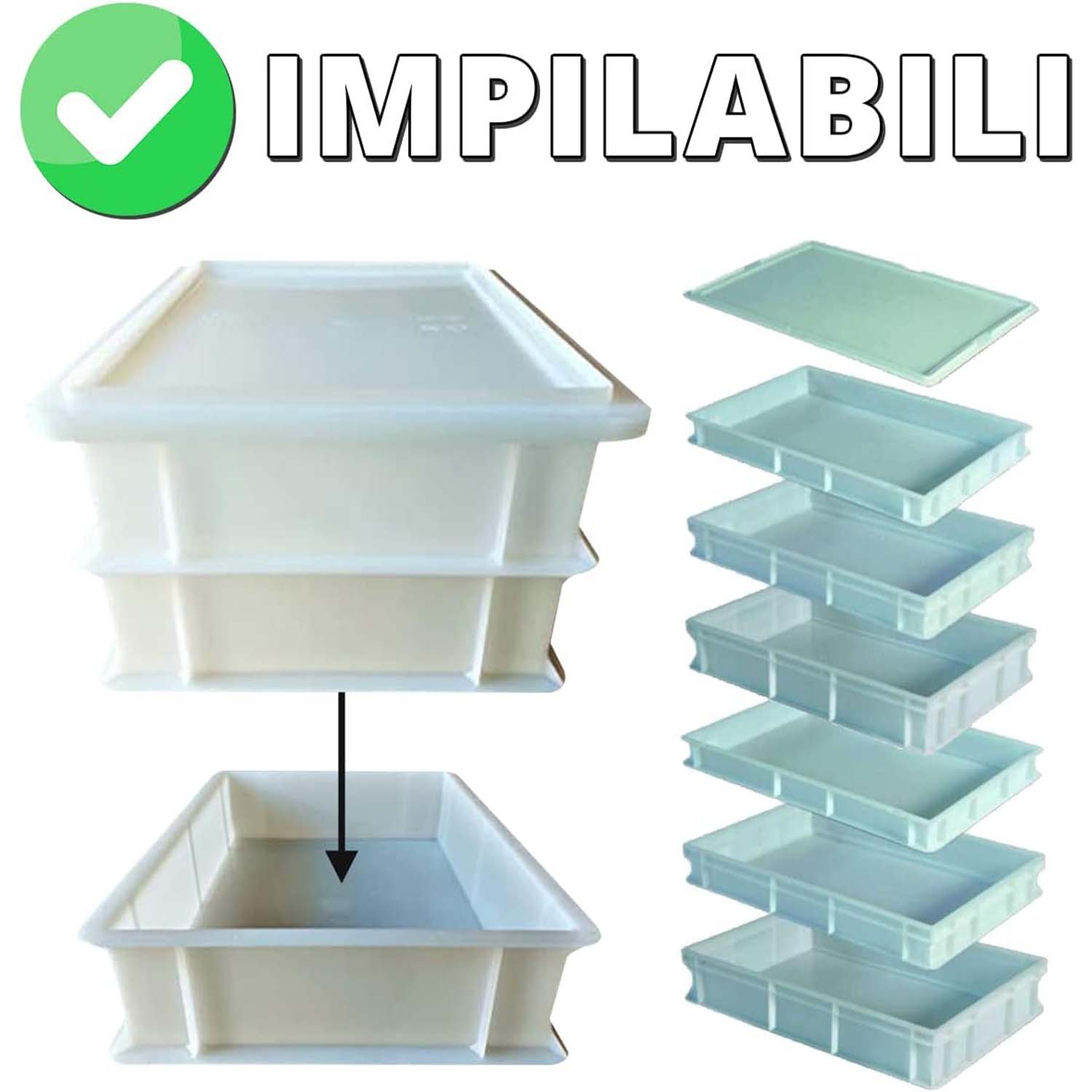 Cassetta Lievitazione Pizza e Pane 30x40x10 cm foto 3